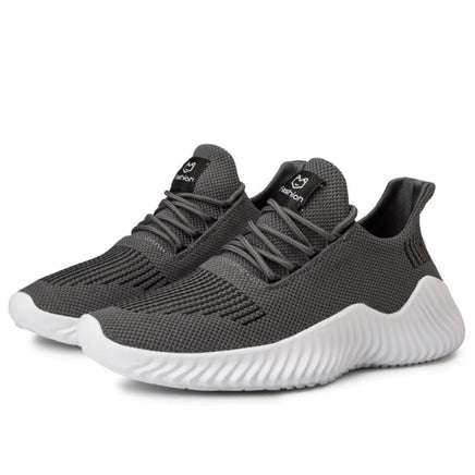 Men's Sneakers Outdoor Road Shoes Breathable Lightweight Non-slip (Grey Size US10=US44 ) Kings Warehouse 
