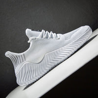 Men's Sneakers Outdoor Road Shoes Breathable Lightweight Non-slip ( White Size US9.5=US43 ) Kings Warehouse 