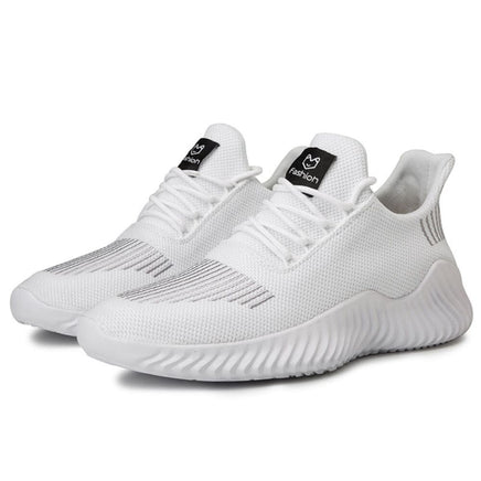 Men's Sneakers Outdoor Road Shoes Breathable Lightweight Non-slip ( White Size US9.5=US43 ) Kings Warehouse 