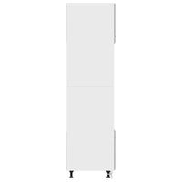 Microwave Cabinet Concrete Grey 60x57x207 cm Kings Warehouse 