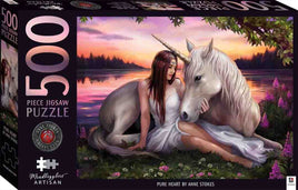 Mindbogglers Artisan Jigsaw: Pure Heart 500 Piece Puzzle Kings Warehouse 