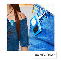 Mini Clip 16G MP3 Music Player With USB Cable & Earphone Black Kings Warehouse 