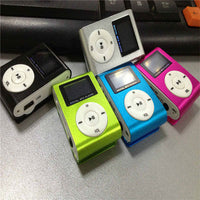 Mini Clip 16G MP3 Music Player With USB Cable & Earphone Silver Kings Warehouse 