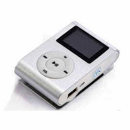 Mini Clip 16G MP3 Music Player With USB Cable & Earphone Silver Kings Warehouse 