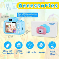 Mini Digital Children Camera Kids Camera 2.0" LCD Toy 32G Card HD Click Frenzy: The Main Event Kings Warehouse 