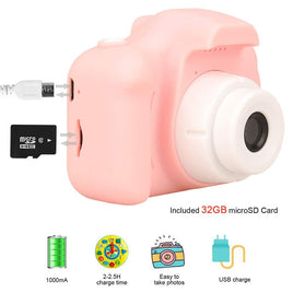Mini Digital Children Camera Kids Camera 2.0" LCD Toy 32G Card HD Click Frenzy: The Main Event Kings Warehouse 