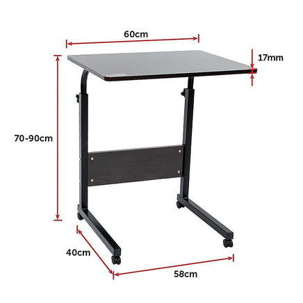 Mobile Laptop Desk Bed Stand Computer Table Adjustable Notebook Bedside Table Kings Warehouse 