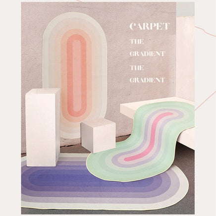 Modern minimalist gradient non-slip carpet rug Kings Warehouse 