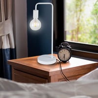 Modern Table lamp Desk Light Base Bedside Bedroom White Kings Warehouse 
