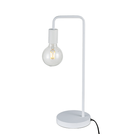 Modern Table lamp Desk Light Base Bedside Bedroom White Kings Warehouse 
