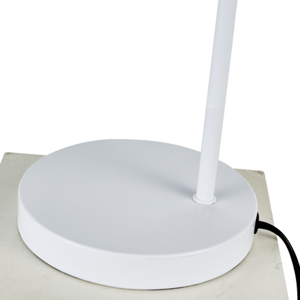 Modern Table lamp Desk Light Base Bedside Bedroom White Kings Warehouse 