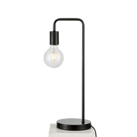 Modern Table lamp Desk Light Bedside Bedroom Black