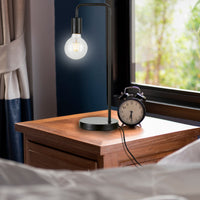 Modern Table lamp Desk Light Bedside Bedroom Black Kings Warehouse 