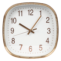 Modern Wall Clock Silent Non-Ticking Quartz Battery Operated Gold Kings Warehouse 