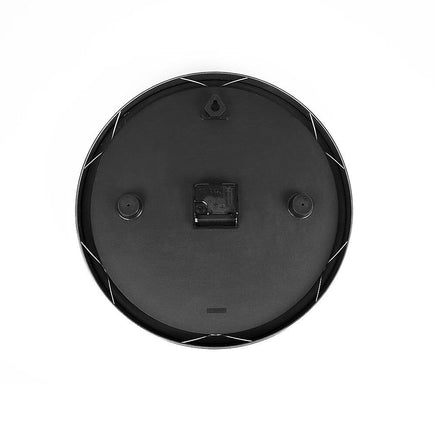 Modern Wall Clock Silent Non-Ticking Quartz Battery Operated Stainless Steel Kings Warehouse 