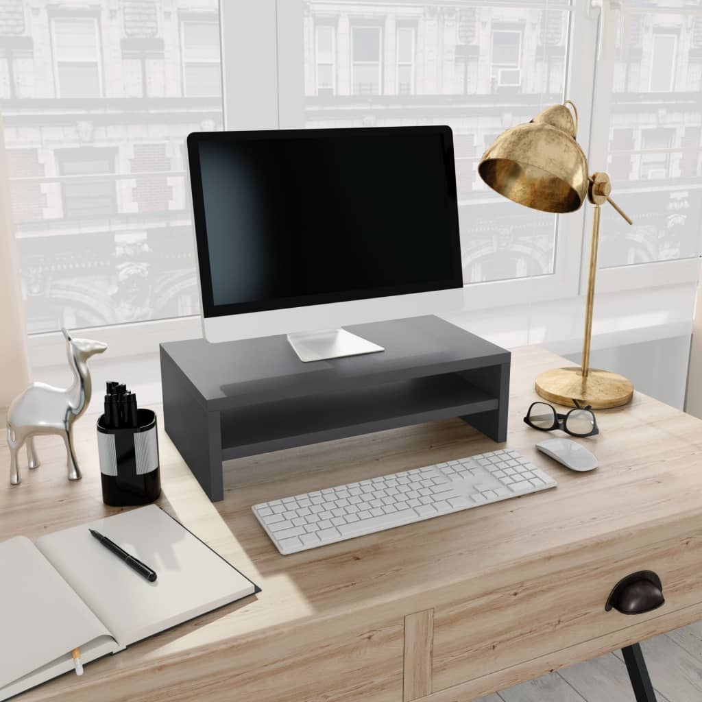 Monitor Stand Grey 42x24x13 cm Kings Warehouse 