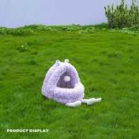 Monster Dog Cat Pet Calming Bed Warm Soft Plush Nest Comfy Sleeping Kennel Cave Kings Warehouse 