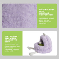 Monster Dog Cat Pet Calming Bed Warm Soft Plush Nest Comfy Sleeping Kennel Cave Kings Warehouse 