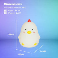 Muid Sleepy Chicken Night Lamp Function Only White HM--103-MUID Kings Warehouse 