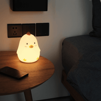 Muid Wake Up Chicken Night Lamp Alarm Clock White HM--104-MUID Kings Warehouse 