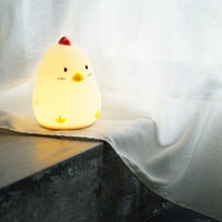 Muid Wake Up Chicken Night Lamp Alarm Clock White HM--104-MUID Kings Warehouse 