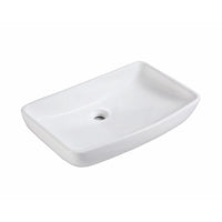 Muriel 60 x 38x 12cm White Ceramic Bathroom Basin Vanity Sink Above Counter Top Mount Bowl Kings Warehouse 