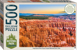 National Park Collection Jigsaw: Bryce Canyon, Utah 500 Piece Puzzle Kings Warehouse 