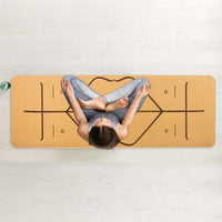 Natural Cork TPE Yoga Mat Sports Eco Friendly Exercise Fitness Gym Pilates Fitness Supplies KingsWarehouse 