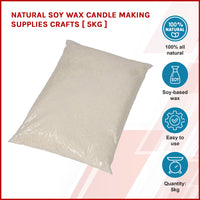 Natural Soy Wax Candle Making Supplies Crafts [ 5kg ] living room Kings Warehouse 