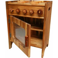 Natural Wooden Stove Kids Supplies Kings Warehouse 
