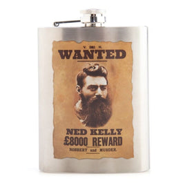 Ned Kelly Metal Flask Kings Warehouse 