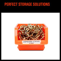 NEW 8 PC Wall Mounted Storage Bins Rack Set Nuts Bolts Organizer Parts 97903 Kings Warehouse 