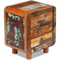 Night Cabinet Solid Reclaimed Wood 43x33x51 cm Kings Warehouse 