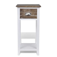 Nightstand with 1 Drawer Brown and White FALSE Kings Warehouse 