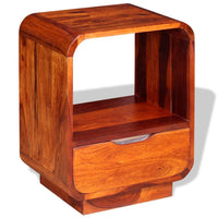 Nightstand with Drawer Solid Sheesham Wood 40x30x50 cm FALSE Kings Warehouse Default Title 