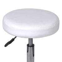 Office Stools 2 pcs White 35.5x98 cm Faux Leather Kings Warehouse 