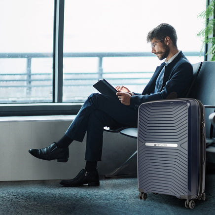 Olympus Astra 24in Lightweight Hard Shell Suitcase - Aegean Blue Kings Warehouse 