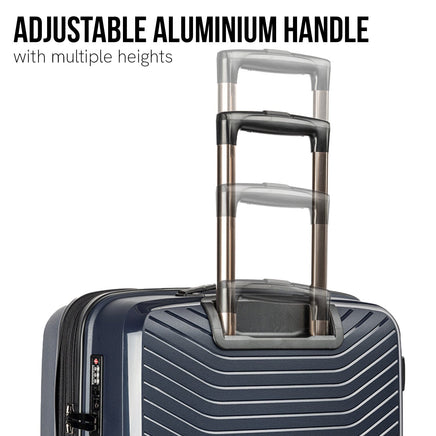 Olympus Astra 24in Lightweight Hard Shell Suitcase - Aegean Blue Kings Warehouse 