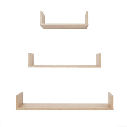 OSLO THREE PIECE SHELF KIT (OAK) Kings Warehouse 
