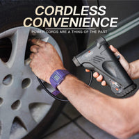 OUTBAC Portable Air Compressor Digital Hawk Cordless Car Pump Tyre Inflator Pro 12V Kings Warehouse 