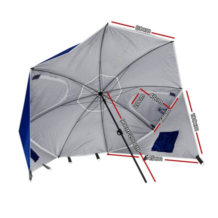 Outdoor Beach Umbrella Garden Umbrellas Sun Extension Pole Sun Canpoy Kings Warehouse 