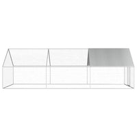 Outdoor Chicken Cage 2.75x6x1.92 m Galvanised Steel Kings Warehouse 