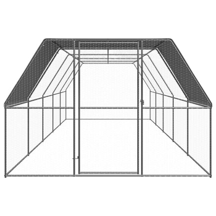 Outdoor Chicken Cage 3x10x2 m Galvanised Steel coops & hutches Kings Warehouse 