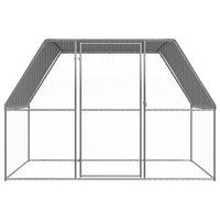 Outdoor Chicken Cage 3x2x2 m Galvanised Steel Coops & Hutches Supplies Kings Warehouse 