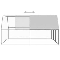 Outdoor Chicken Cage 3x4x2 m Galvanised Steel coops & hutches Kings Warehouse 