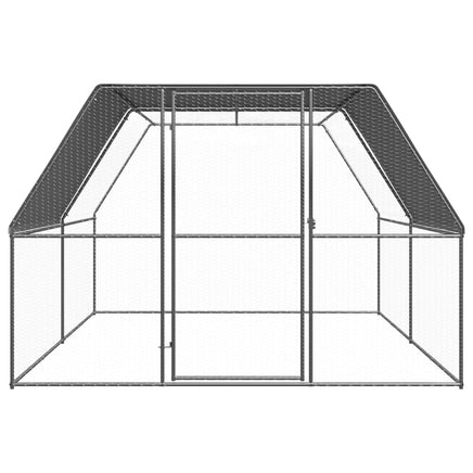 Outdoor Chicken Cage 3x4x2 m Galvanised Steel coops & hutches Kings Warehouse 