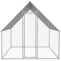 Outdoor Chicken Cage Galvanised Steel 2x2x1.92 m Kings Warehouse 