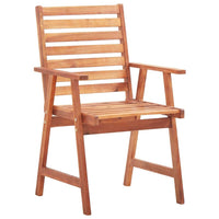 Outdoor Dining Chairs 2 pcs Solid Acacia Wood Outdoor Furniture Kings Warehouse 