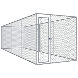 Outdoor Dog Kennel 7.6x1.9 m Kings Warehouse