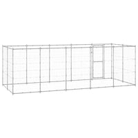 Outdoor Dog Kennel Galvanised Steel 12.1 m² Kings Warehouse 